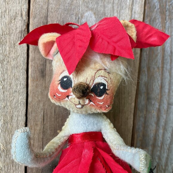 Annalee Brown and Gray Christmas Mouse Set - Picture 9 of 12